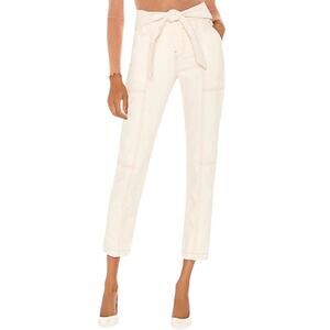 Jonathan Simkhai Cream Straight Leg Jeans